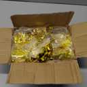 24 PCS Balloon Weights Metallic Anchor, Balloon Holder Heavy Weights with and 1 Roll Iridescent Crimped Ribbon for Balloons Table Party Favor Birthday Decor(Gold)