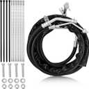 YSH34913 Rear AC Line Set Compatible With 2015-2020 Tahoe,Yukon,Escalade,High Pressure Auxiliary AC Hose Kit