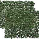 Garden Land Artificial Leaf Faux Ivy Expandable/Stretchable Privacy Fence Screen (2PC,Ivy)