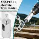 2 Pcs 9 Gauge Twist Ties EZ Tools, Steel Twist Ties Drill Truck Tool for Fixing Chain Link Fence and Loop Fences