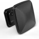 Asidrama 5 Pack Matte Black Kitchen Cabinet Knobs - Dresser & Drawer Knobs - Zinc Black