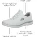 Skechers Women's Summits Artistry Chic, White/Silver USW, 11