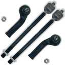 ES800954 ES800955 EV800898 4PCS Front Outer Inner Tie Rod End Link Fit for Ford 2013 2014 2015 2016 2017 2018 C-Max/Escape, 14-18 Transit Connect, 2012-18 Focus