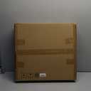 Tatub 20" End Table with Charging Station, Industrial Square Side Table with USB Ports & Outlets, Versatile 2-Tier Small Nightstand for Bedroom Living Room, Black