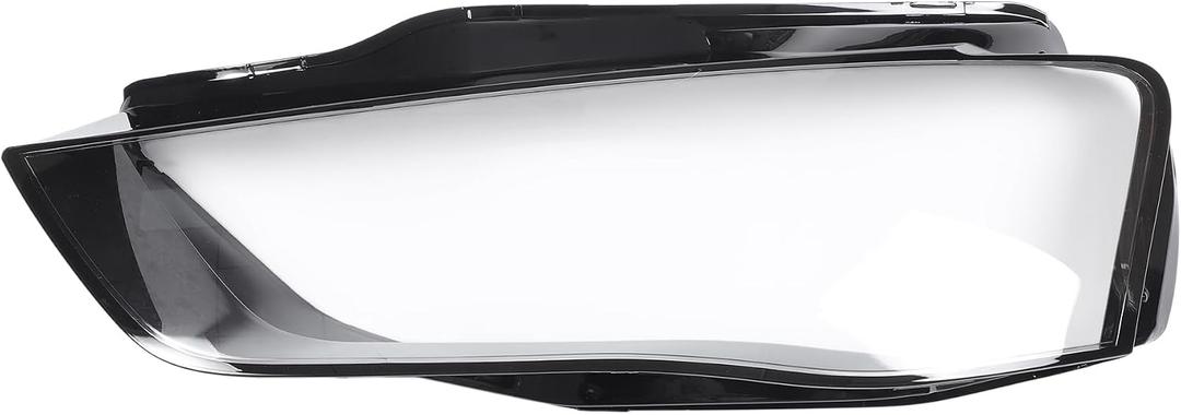 Headlight Lens Cover Headlight Headlamp Lense Clear Lens Cover No.8K0941043E for Audi A4 2013-2016 Black,Clear Pc 1 Pc Front Left Car