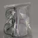 SQIMZAR Safety Glasses Goggles For Women Nurses Protective Eyewear,Anti Fog Safety Goggles (Purple+leopard)