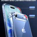 Mkeke for iPhone Air Case Clear, [Not Yellowing] [Military-Grade Drop Protection] Protective Clear for Apple iPhone 17 Air Case with Shockproof Bumper 2025