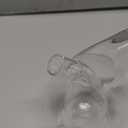 BOLLAER Glass Olive Oil Bottle Cruet, Hand-Blown, Moist Bottom, High Borosilicate Glass, 2 in 1 Oil and Vinegar Bottle, 2 oz