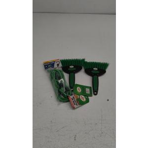 Bungee Cords 2 Sets and Cleaning Brush 2 Packs