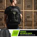 AWP Extreme Tool Backpack, Rugged Polyester Jobsite Backpack with Waterproof Molded Base, Padded Shoulders and Waist Straps, 23 Tool Storage Pouch Pockets, 1L-22419-2