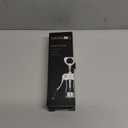 Beneno Wine Opener, Zinc Alloy Premium Wing Corkscrew with Multifunctional Bottles Opener, Sharp Wine Corkscrew with Ergonomic Non-Slip Wing Handle, Silver