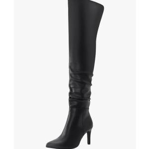 Shoe'N Tale Thigh High Boots for Women Over The Knee Stiletto Heel Pointed Toe Long Sexy Boots, 39