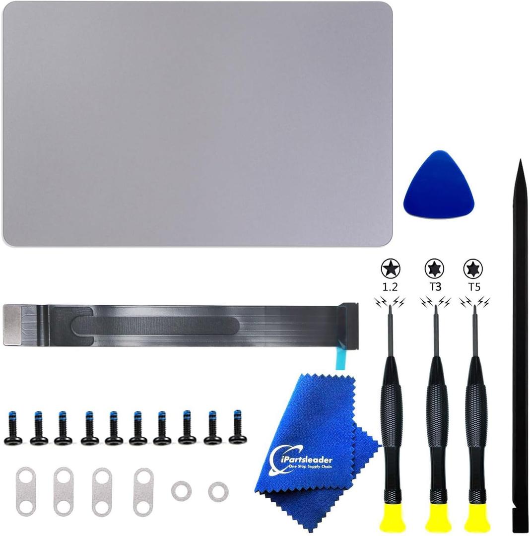 A2779 Trackpad Replacement for MacBook Pro M2 (14-inch,2023) Touchpad with Cable and Screws Tool Kit EMC 8102 661-32206 661-32208 821-04155 (Space Grey)