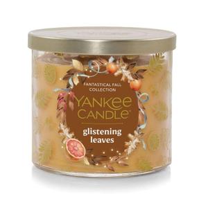 YANKEE CANDLE 3-WICK CANDLE - GLISTENING LEAVES, 14 Oz