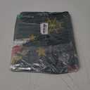 Horaldaily Christmas Tablecloth 90x90 Inch Round, Christmas Trees Green Washable Table Cover for Party Picnic Dinner Decor