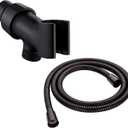 BRIGHT SHOWERS 69 Inches Shower Hose with Brass Shower Head Holder, Oil-Rubbed Bronze