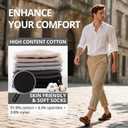 Cooplus 8 Pairs No Show Socks Men Non Slip Low Cut Cotton Invisible Socks for Loafer Flats (2 Pairs Black+2 Pairs Khaki+2 Pairs Dark Grey+2 Pairs Light Grey)