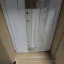 Bathroom Floor Cabinet, Farmhouse Storage Cabinet, Adjustable Shelf, Barn Doors, Cabinet for Bathroom, Kitchen, Living Room(Antique White) (23.62"W x 11.81"D x 26.54"H)