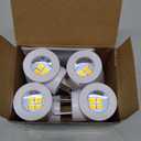 4 Pack LED Night Light, Dimmable Plugin Wall Nite Light with Dusk to Dawn Auto On/Off, 180° Rotating Head, 2700K Warm White, 0200 LM for Nursery, Hallway, Bathroom