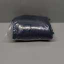 Dokotoo Women's Winter Casual Quilted Jackets Long Sleeve Button Down Puffer Jacket Padded Outerwear Coats (Medium, Navy Blue)