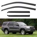 Window Visors Rain Guards Shield for 2003-2009 Toyota 4Runner, Out-Channel Window Vent Wind Deflectors Visors Shades for 03 04 05 06 07 08 09 4Runner