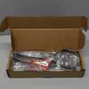 ValueMax 2-piece Strap Wrench Set, Adjustable Oil Filter Wrench with Max Diameter 4" (Small) & 6" (Large) for Shower Head Water Filter, Jar Opener Set (Orange)