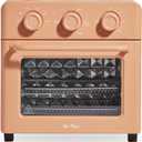 Our Place Wonder Oven | 6-in-1 Stainless Steel Air Fryer Toaster Oven Combo with Basket, Rack, Pan & Tray | Compact 13 QT Countertop Capacity - Toast, Roast, Bake, Reheat, Broil & Steam | Spice (12.7 Quarts)