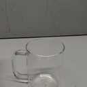 Glass Coffee Mugs, 20 oz Ice coffee cups, Large Clear Tea Cups Set of 2, Glass Mugs with Handles, Glass Cups for Latte, Cappuccino, and Tea