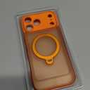 360 Spin Magnetic Stand for iPhone 17 Pro Max Case, [Fit for MagSafe][Military Protection][Full Camera Protection] Adjustable Kickstand iPhone Case for iPhone 17 Pro Max 6.9", Cosmic Orange