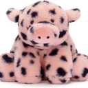 IKASA Spotted Pig Stuffed Animals Plush Toys,10" Cute Plushie Soft Cuddly Plushy Fluffy Toy, Gifts for Family Kids Girls Boys (Medium)
