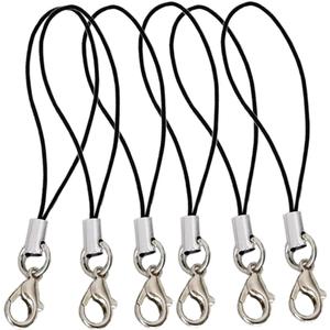 KCKEYS 150 pcs Phone Charms Strap with Lobster Clasp, Lanyard Strap for Cell Phone Charm, Keychain, USB Drive, DIY Jewelry keychain