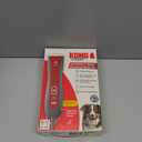 Kong 3-Speed Dog Clipper Grooming Kit  Stainless Steel Blade, Waterproof, LED Spotlight, 6 Guide Combs, 10-Foot Cord, Ergonomic Handle  Red/Gray, All Coat Types