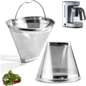 Reusable Coffee Filters Compatible with Zojirushi Coffee Maker, 2Pack Coffee Filters for Zojirushi Zutto 5-Cup Drip Coffeemaker EC-DAC50