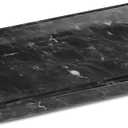 Decorative Bowl for Home, Black Marble Key Bowl, Dough Bowl, Smudge Bowl, Candy Bowl for Kitchen Counter (10.6" x 4.3")