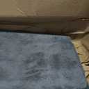 PURE ERA Bullnose Carpet Stair Treads Ultra Plush Dark Gray 2 Pcs, 36 x 9.5 inch
