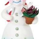 Hallmark Keepsake Christmas Ornament 2023, Snowtop Lodge Terran S. Gardner, Porcelain Ornament, Snowman Gifts
