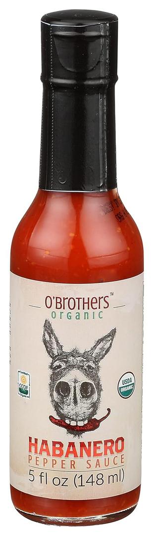 O'Brothers, Habanero Hot Sauce, 5 oz (5 Fl Oz (Pack of 1))
