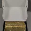 360 Count Extra Heavy Duty Gold Plastic Forks Disposable, BPA-Free, Heat Resistant, Solid and Durable Disposable Forks Bulk, Premium Plastic Forks heavy duty for Party Supply