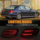 RH USA Type Outer Tail Light Compatible with 2014-2016 Mercedes Benz E-Class W212 E350 E400 E550 E63 AMG Rear Tail lamp Bake Lamp Right Passenger side 2129061403