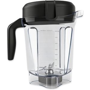Blender Pitcher 64oz Low-Profile, Compatible with Vit 780 75-0 75-00 5000 5200 Vm0102 Vm0103 Vm0197 E310 Professional/Commercial/Classic Series etc Blender, Blender Container Jar Cup
