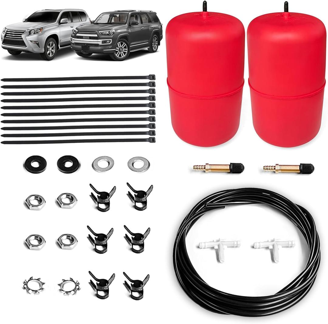 VIGOR 1000 Air Spring Bags Suspension Kit for 2010-2023 Toyota 4Runner 4WD and 2010-2019 GX460 Pickups, Rear Air Spring Kit OE Replace# 60804