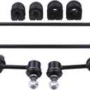 Front and Rear Sway Bar Links with Bushings for Hyundai Santa Fe & SantaFe Sport FWD 2013-18, Santa Fe XL FWD 2013-19, Kia Sorento 2014-15