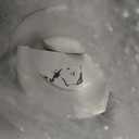 LUKA Porcelain Espresso Cup with Metal Stand, 6 Ounce Stackable Ceramic Demitasse Espresso Mugs Cappuccino Cups Set for Latte,Coffee,Cafe Mocha,Tea(Set of 4,White)