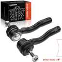 A-Premium 2 x Front Outer Tie Rod Ends, Compatible with Nissan Sentra 2007 2008 2009 2010 2011 2012