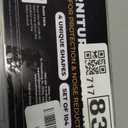 104 Clear Cabinet Bumper Pads – Self-Adhesive Silicone Buffer Set with 4 Shapes for Doors, Drawers & Furniture – Sound Dampening & Surface Protection