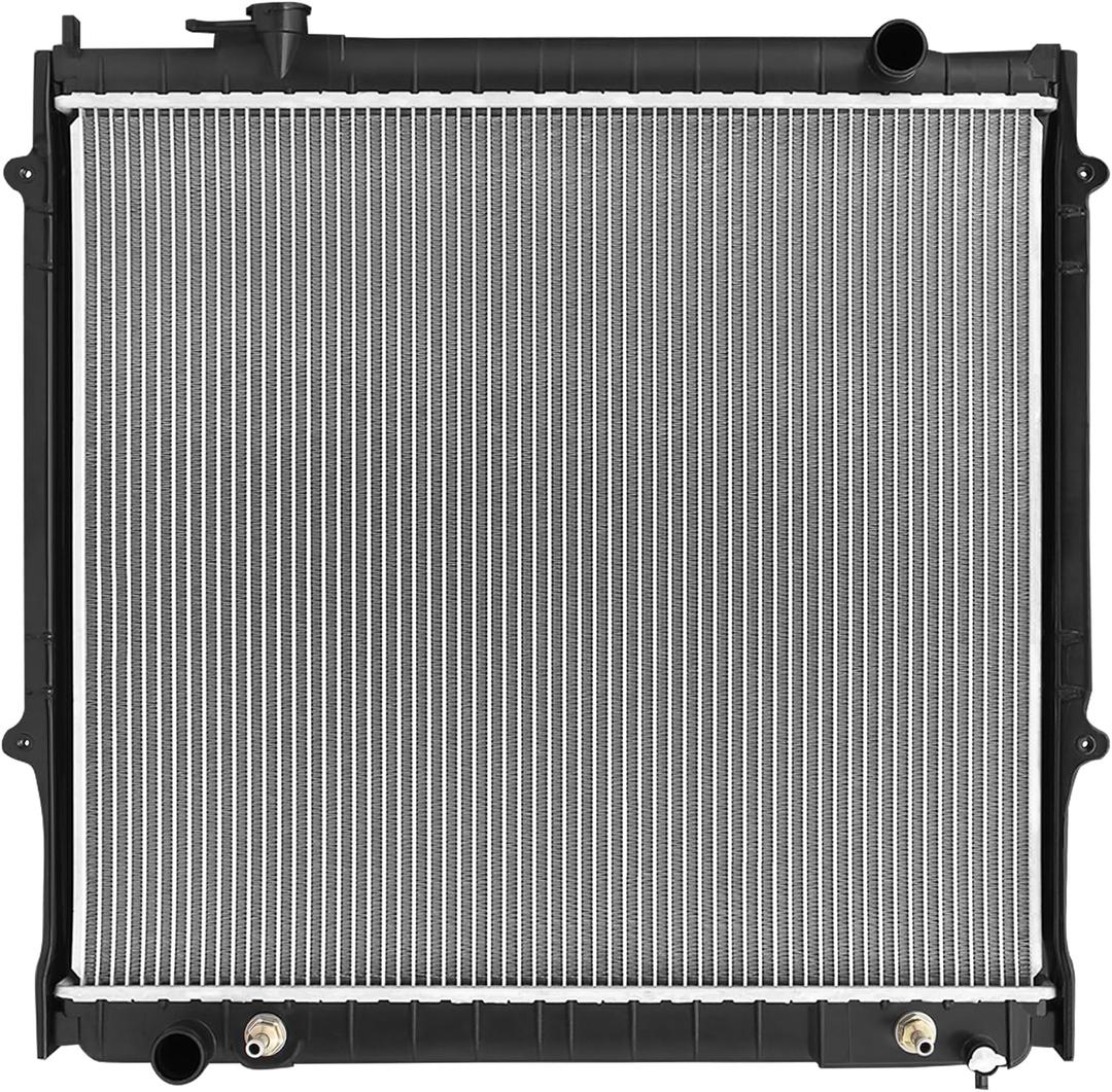 KUIPERAUTO 20.75'' Aluminum Radiator W/Oil Cooler Compatible for 1995-2004 Toyota Tacoma 2.4L 2.7L 3.4L L4 V6 Replace# CU1774 1641