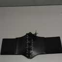 JASGOOD Womens Elastic Costume Waist Belt Lace-up Tied Waspie Corset Belts for Women (Fit Waist Size 38"-41", Black)