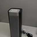 3rd-Gen AEOCKY Space Heater with AI Thermostat, 1500W PTC Electric Heaters for Indoor Use With Remote, 70 Oscillation, Utmost Silence, Safe Portable for Office, Bedroom, Room, Home (Black)