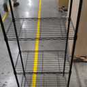 4 
 4-Shelf Steel Wire Storage Shelves for Garage, Adjustable Metal Shelving Unit, 200 lbs Per Shelf, 23.2" W x 48" H x 13.4" D, Black | Sturdy, Adjustable, Easy Assembly, Storage