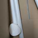 Room Divider Curtain Rod,51-86 inch,Adjustable Shower Curtain Rods,No Need Drilling,Closet Telescopic Poles,Expandable Balcony Tension Pole,White
